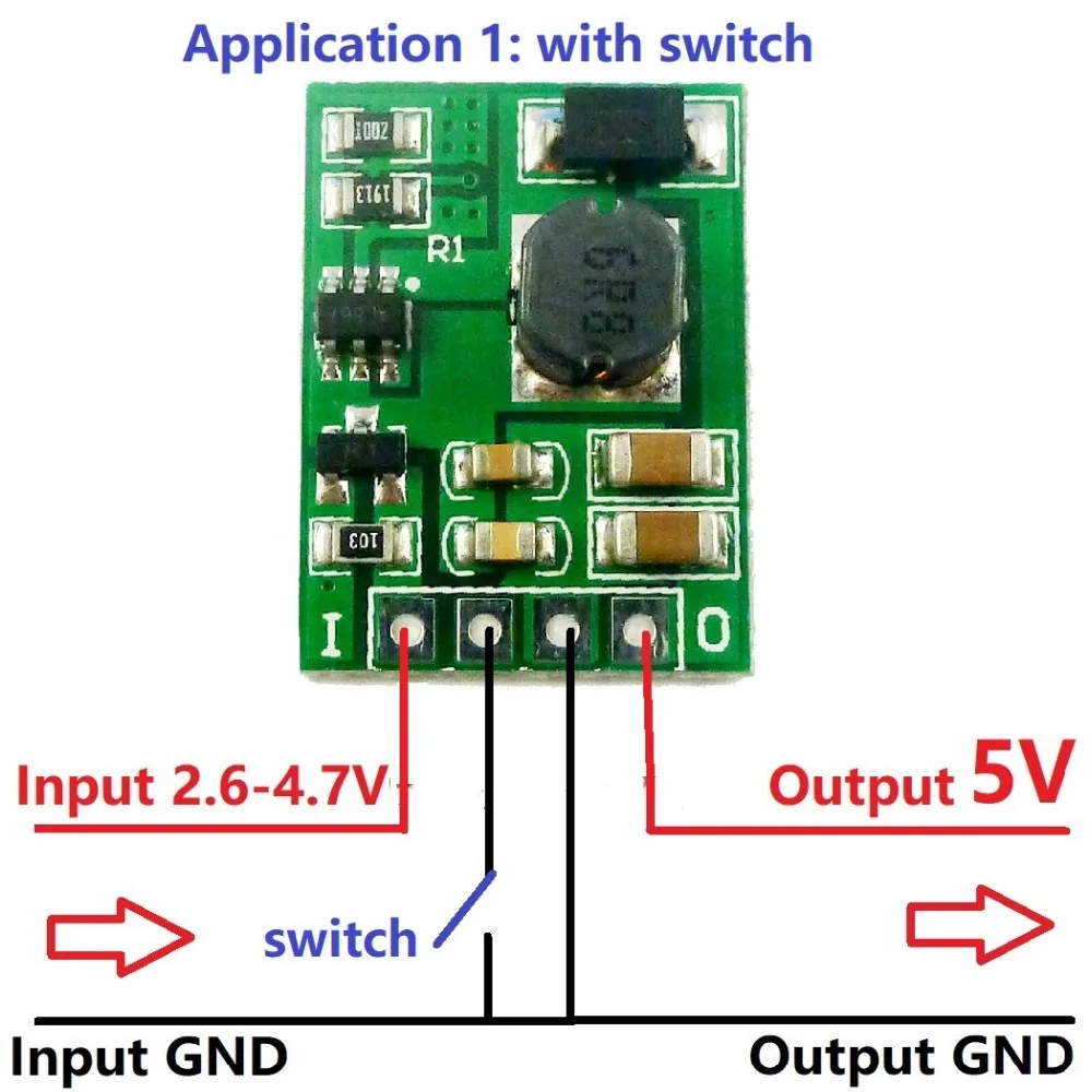 Convertisseur élévateur DC-DC avec activation, régulateur de tension pour Arduiuo Breadboard, Stm32 LWind, 3V, 3.3V, 3.7V à 5V, 6V, 9V, 12V