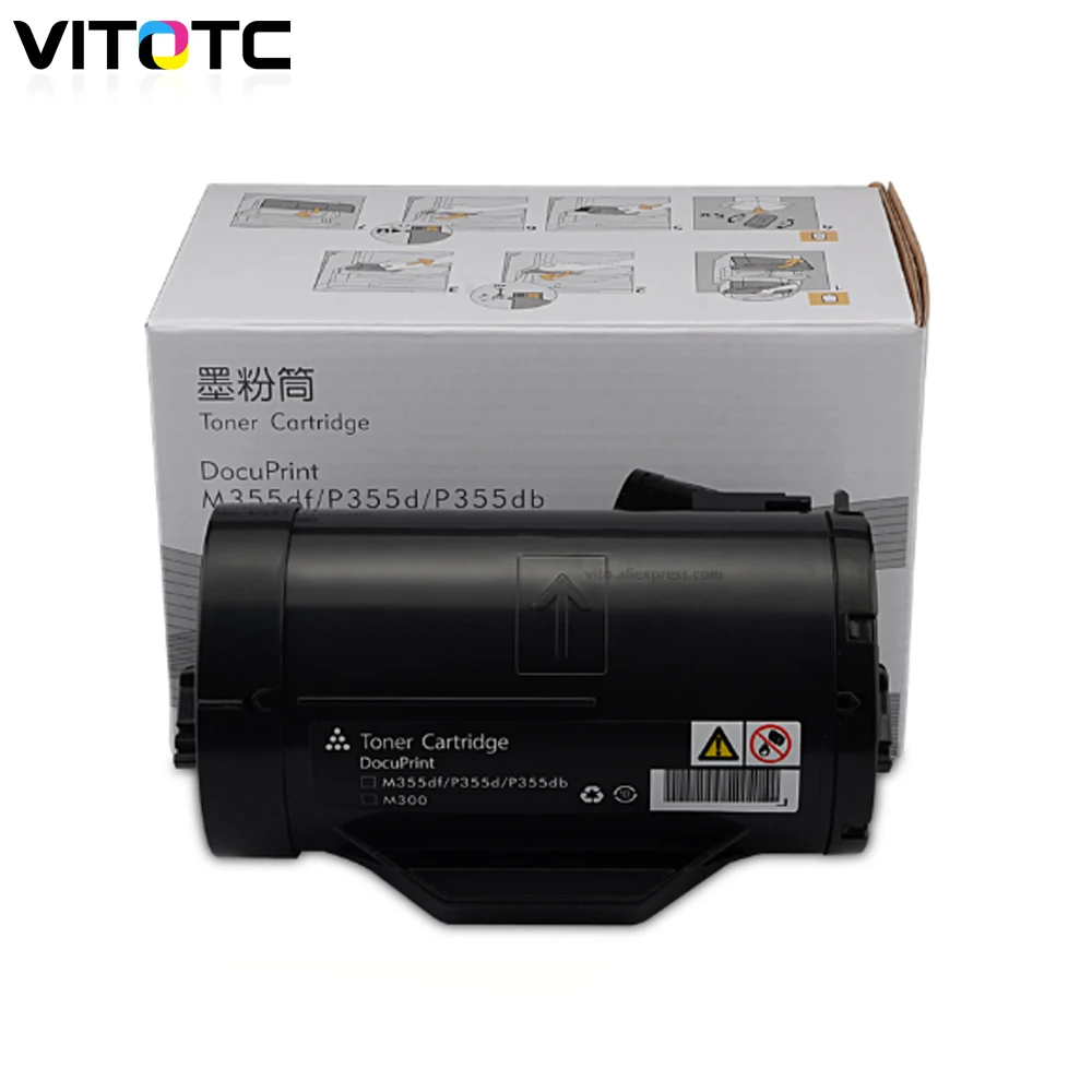 

Toner Cartridge Compatible For Fuji Xerox DocuPrint P355db P355D P355 M355df M355 CT201938 With Developer Reset Refill 10K Chips