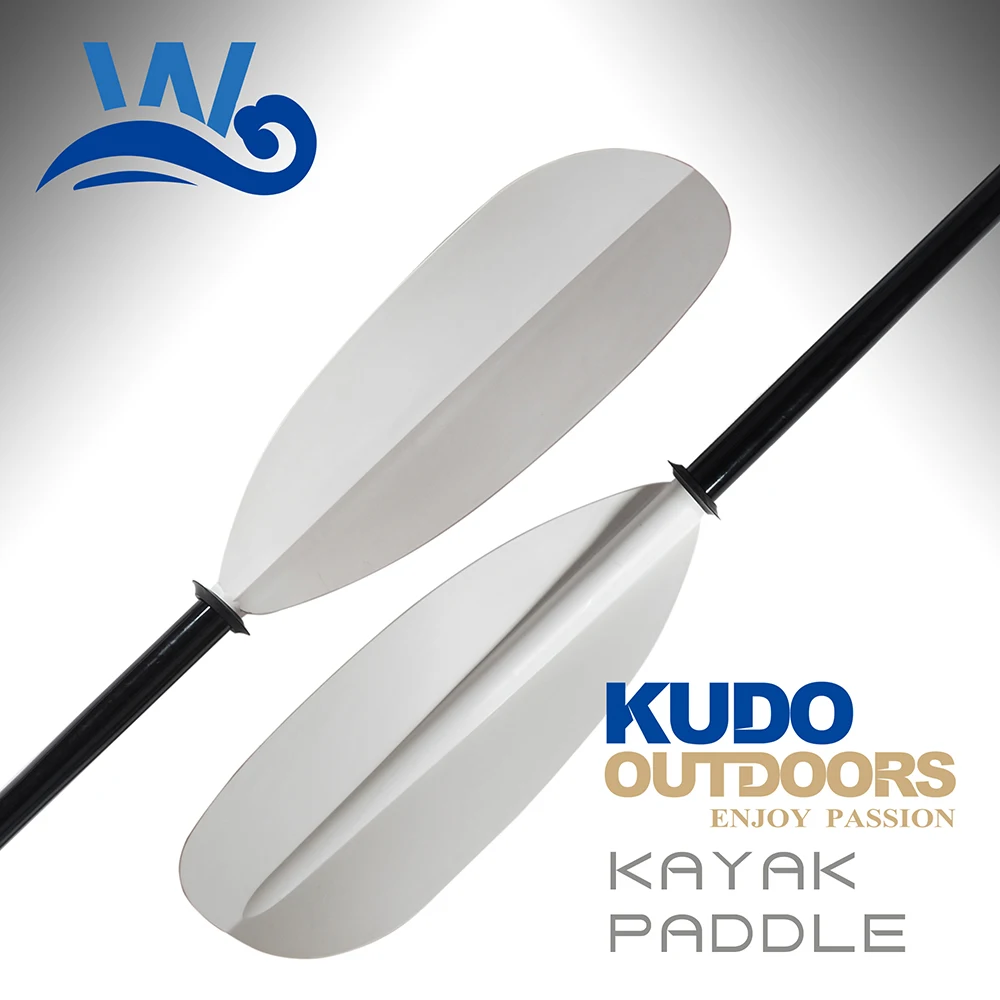 Sea Kayak Paddle with Glass Fibre Shaft and White Plastic Blade(AB blade)