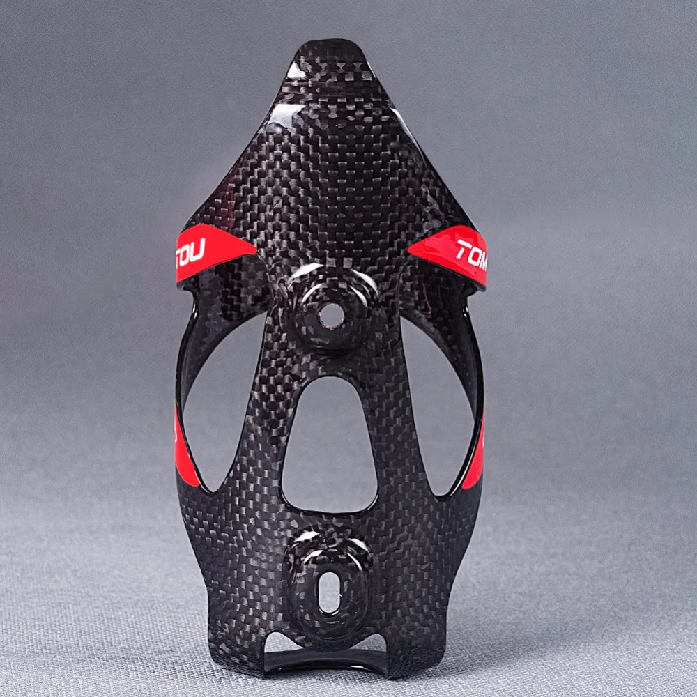 TOMTOU Ultra Light Carbon Fiber Bicycle Water Bottle Cage MTB Road Bike Bottle Holder Cycling Parts Bike Accessories