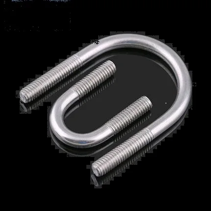 10pcs  M6 M8 standard 304 stainless steel U bolt U type card U type bolt U shaped tube clamp horse riding hoop