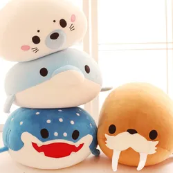 Cute Dolphin, Seals, Walruses, Killer Whales, Whale  Plush Toys, Ocean Alliance Doll Dolls Foam Particles