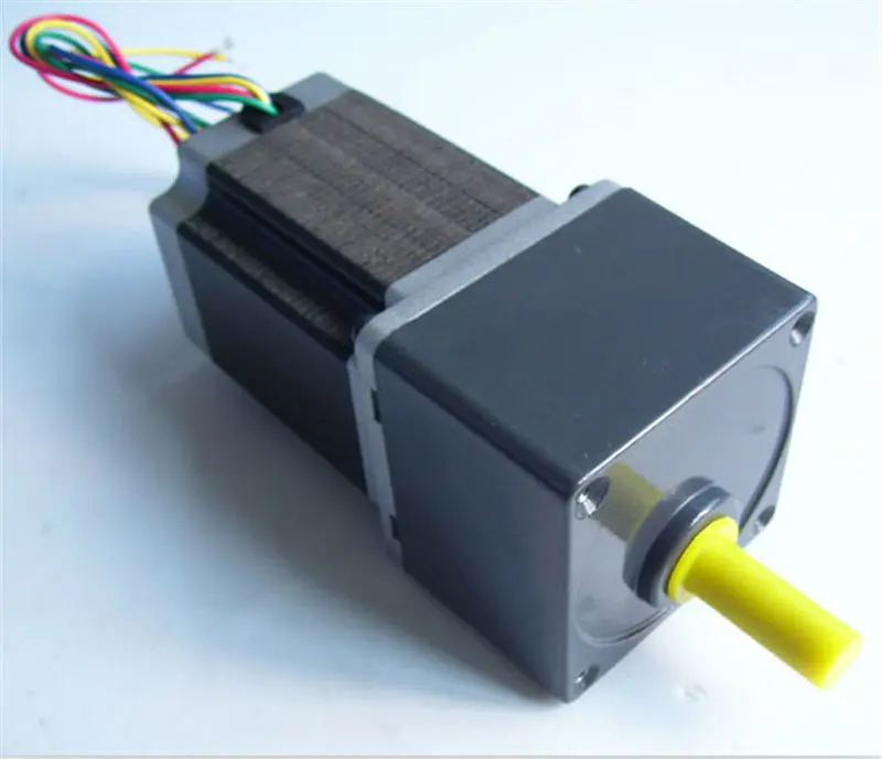 

57BYG Nema23 Gear Stepper Motor Gearbox Ratio 5:1 Length 112mm 4.2A 3Nm 4Leads for DIY CNC Router Engraving