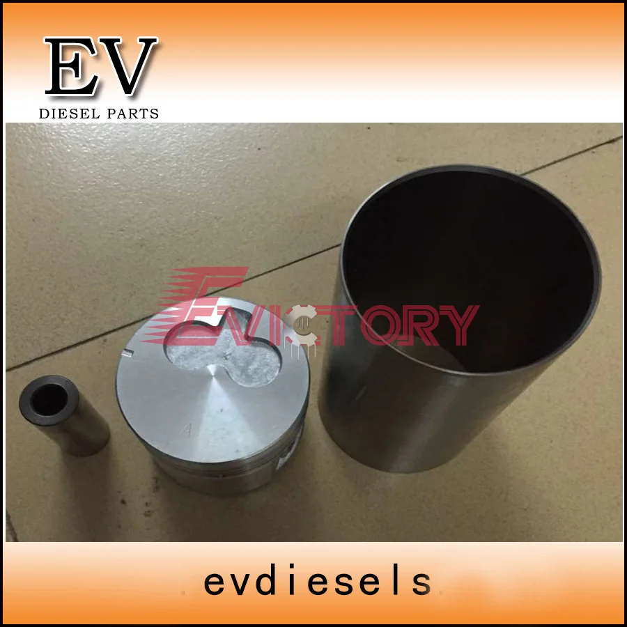 For Hiatch excavator engine parts 3KR1 piston+piston irng+cylinder liner+full gasket kit+crankshaft bearing+con rod bearing 3KR1