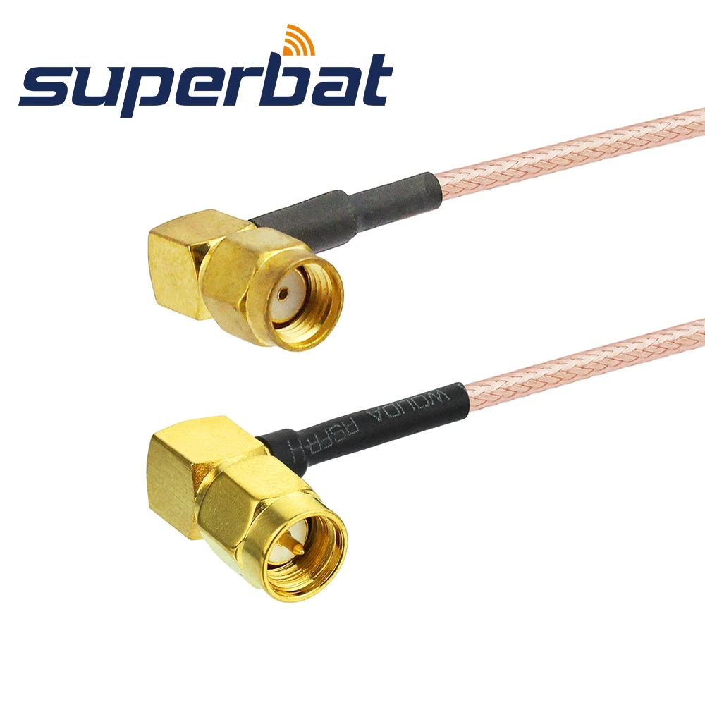 

Универсальный Удлинительный кабель Superbat, разъем SMA, под прямым углом как мужской, (гнездовой контакт), кабель RG316 50 см