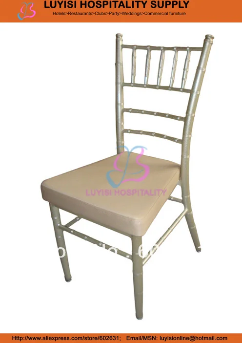 Aluminum Tiffany Chair With Fixed Seat