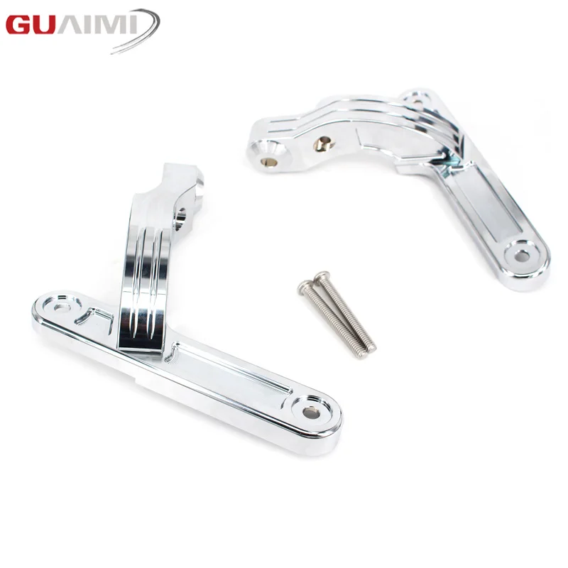 Auxiliary Lighting Brackets Kit For Harley Street Glide Frame Parts 2006-2015 Electra Glide Road King FLHX FLHXS FLHX FLHXXX