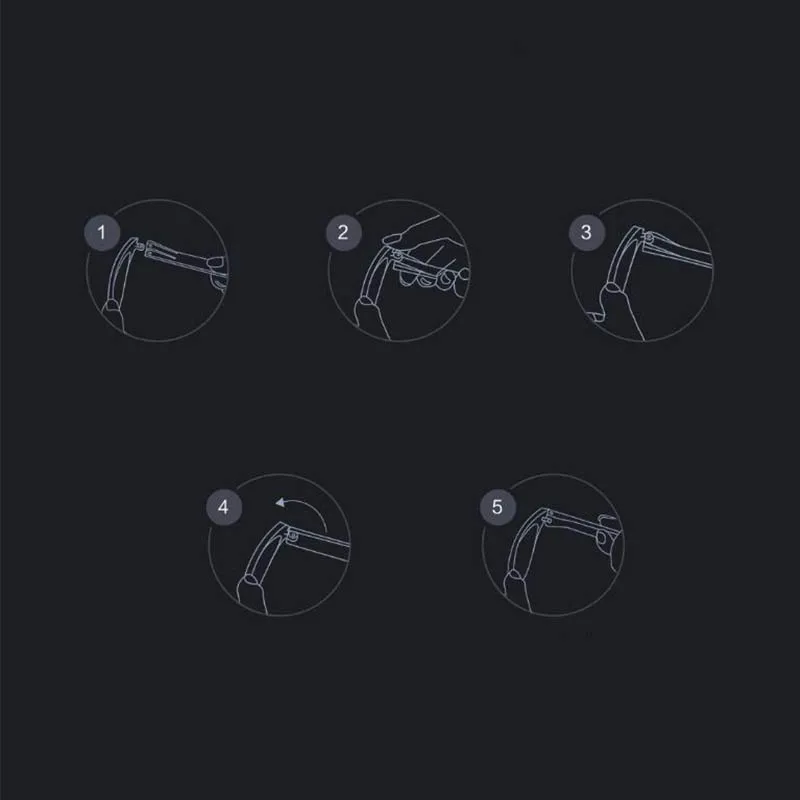 نظارات شمسية Xiaomi Mijia الكلاسيكية المربعة المستقطبة، عدسات TAC، نظارات شمسية من قطعة واحدة بتصميم وسادة أنف، إطار خفيف كلاسيكي بدون براغي