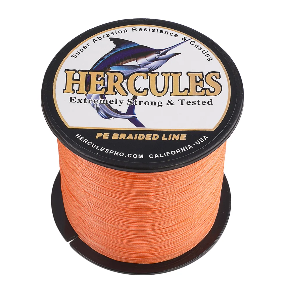 Hercules Braided Fishing Line 8 Strand Braided 10-300LB PE 100M to 2000M Level Line Accessories Ukraine Fishing Gifts For Men