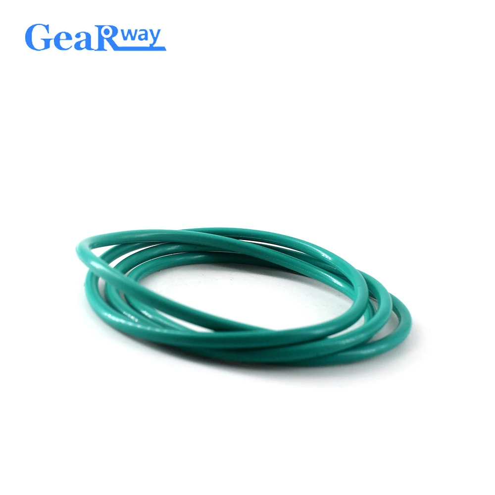 Gearway 2.5mm CS Fluorine Rubber O Ring Seal Gasket Green FKM O Ring Sealing 71/72/73/74/86/87/98mm OD O Ring Seal Washer