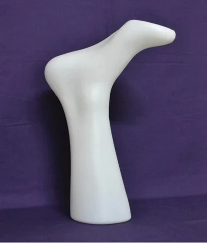 Top Level  Female Foot Sock Sox Display Mold Short Stocking Mannequin White Made In China