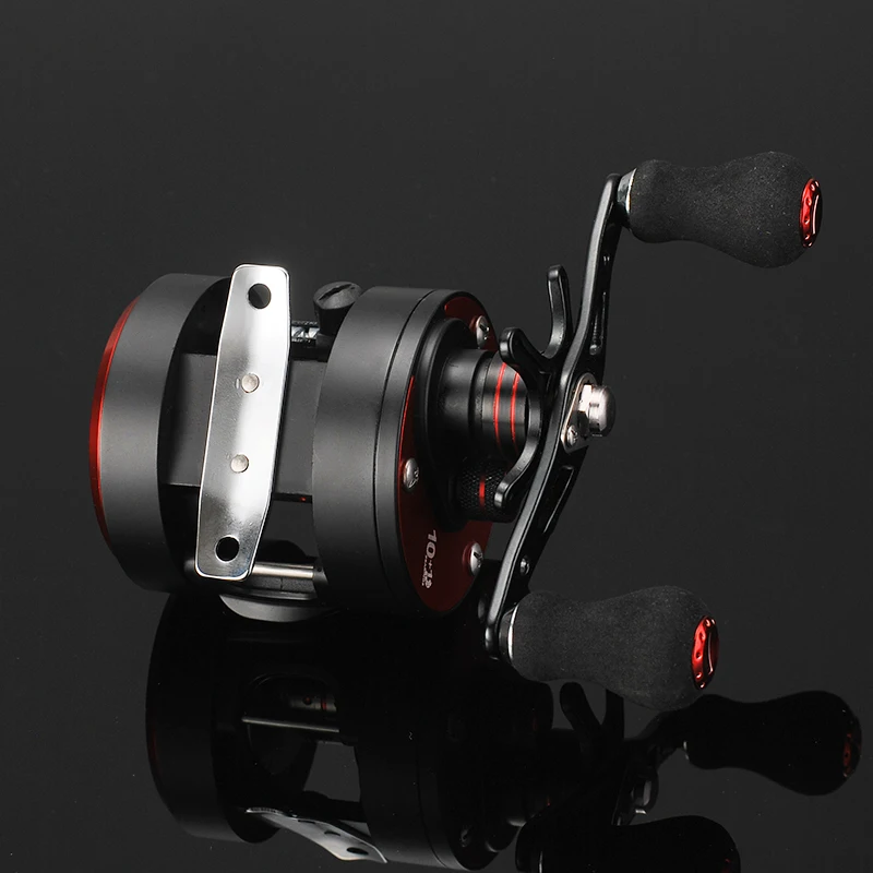 Lizard Round Baitcasting Fishing Reel Magnetic Brake System Left and Right drag power 15KG for snakehead or sea Fishing Reel