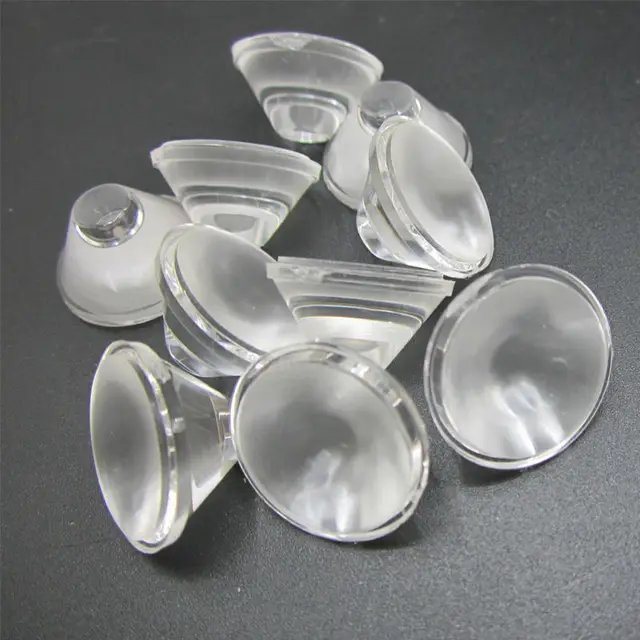 20mm Optyczna soczewka LED PMMA Akrylowe płaskie soczewki mroźne 5 10 15 30 45 60 90 120 stopni dla 1 3 5 W wysokiej mocy chip LED