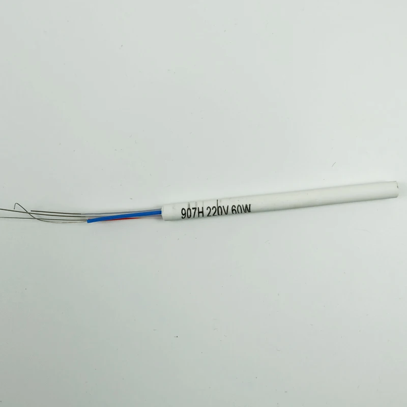 1pcs Lead-Free 907 Solder Tip Welding Head Core 60w Tip Sleeve Soldering Iron Tips Repair for NO.907T 905E MT-3927 Accessories