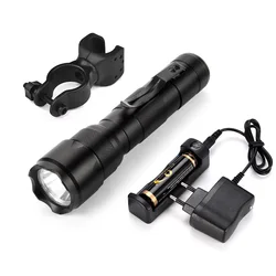 1000 Lumens Aluminum LED Flashlight 18650 Tactical Camping Hunting Bicycle Light Torch Outdoor Light