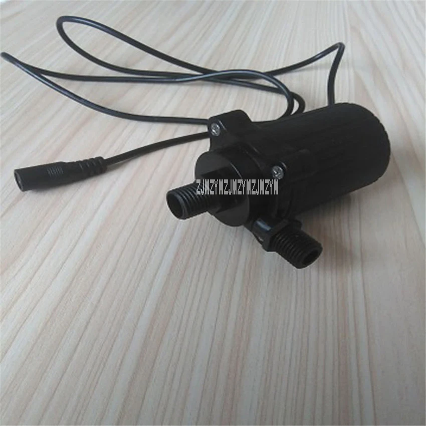 Pompe solaire à eau sans balais 12v 14.4W 1.2A 4.8M | Pompe solaire à eau Submersible domestique, pompe de Circulation de l'eau chaude + adaptateur
