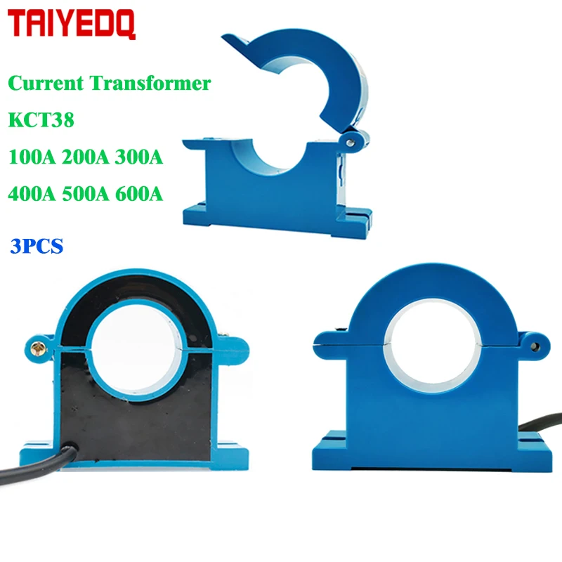 

3pcs/lot Mini AC Current Transformers CTs 100A 200A 300A 400A 500A 600A 0.5 Class current transformer AC split core CTs Sensor