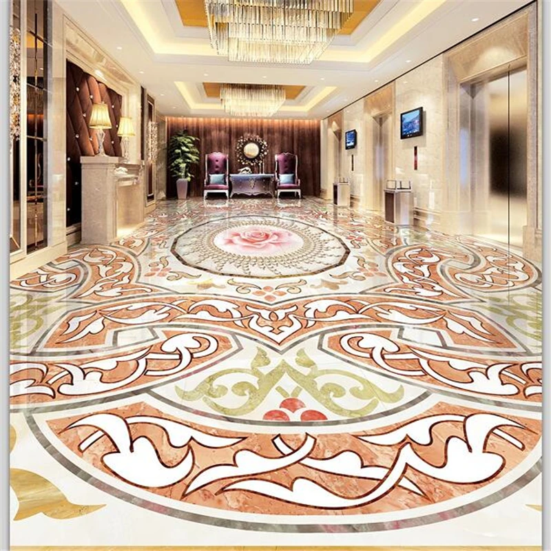 

wellyu Custom flooring обои decorative painting 3D marble tiles parquet tiles 3d self-adhesive flooring stickers papel de parede