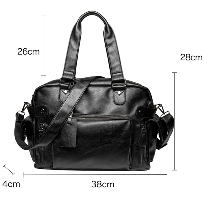 Brand Business Classic Original PU leather men shoulder messenger male briefcase man bag for  computer male bag