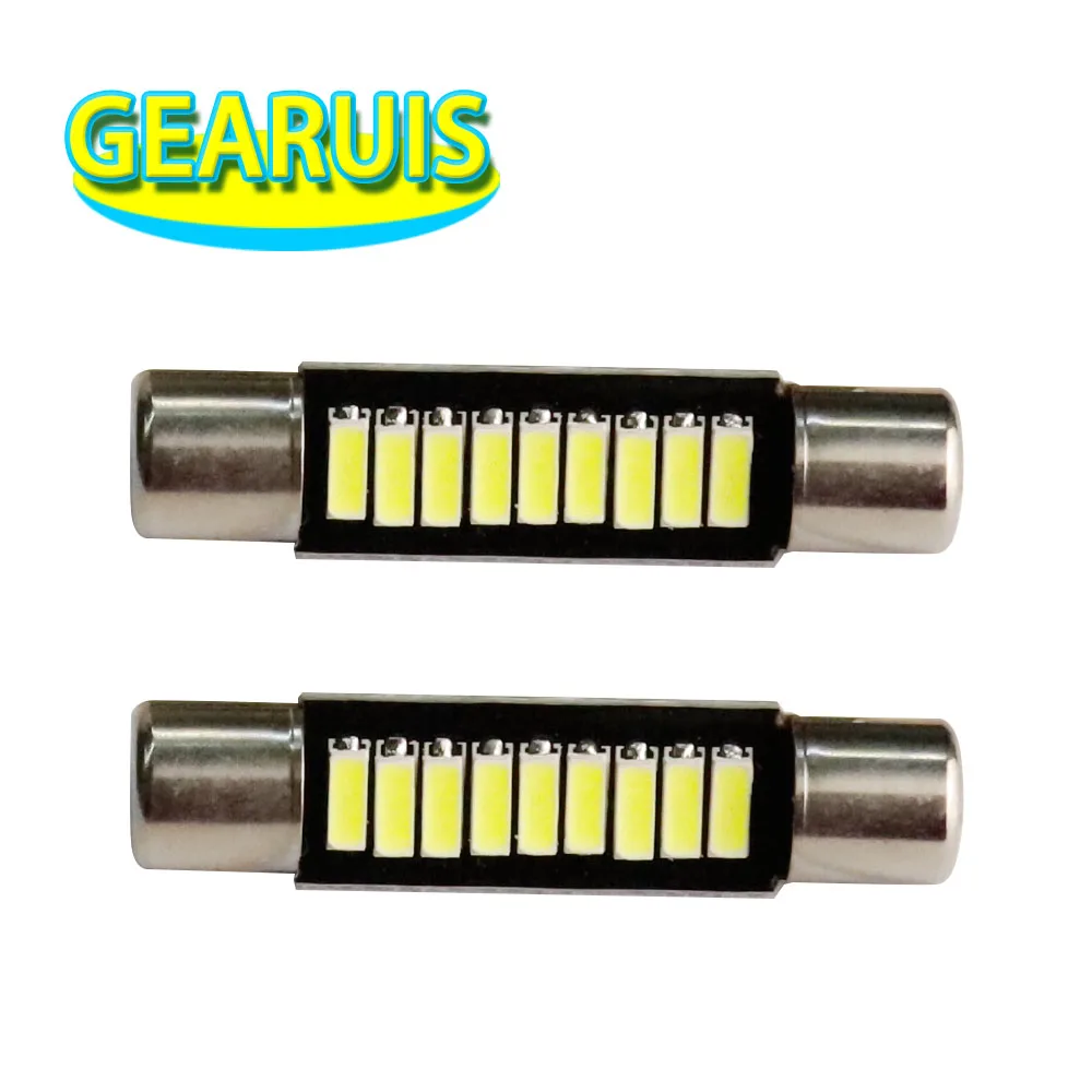 100 pcs T6 C5W Led 4014 SMD 28 9mm 31mm Leds Luzes Festoon Dome Interior Lampadas Luz de Leitura T Forma 12 V Branco