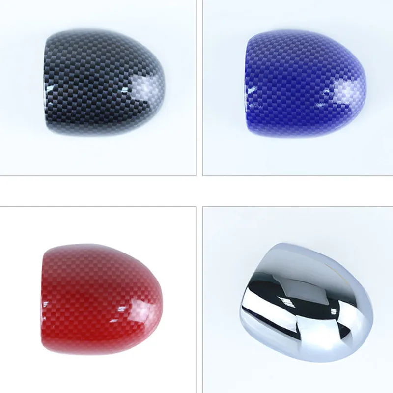 4Colors Carbon Fiber Car AT Gear Shift Knob Gear Head Cover for Kia Sportage R Cerato K3 K4 K5 Sorento 2011 2012 2013 2014 2015