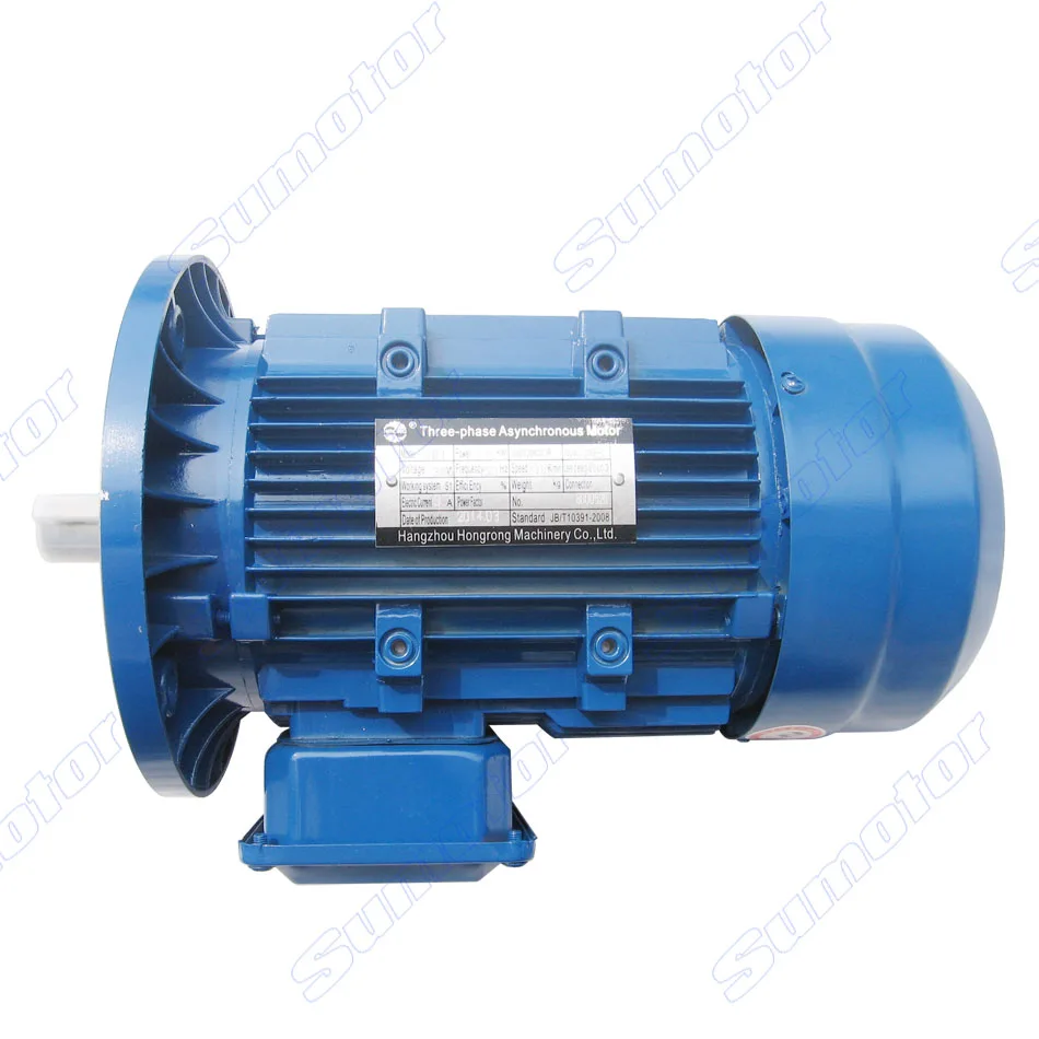 1.5kW 2840rpm 1.1Kw 1390rpm 2.2Kw 2840rpm 1.5Kw 1390rpm AC 220V 380V 3-phases High speed motor Vertical installing