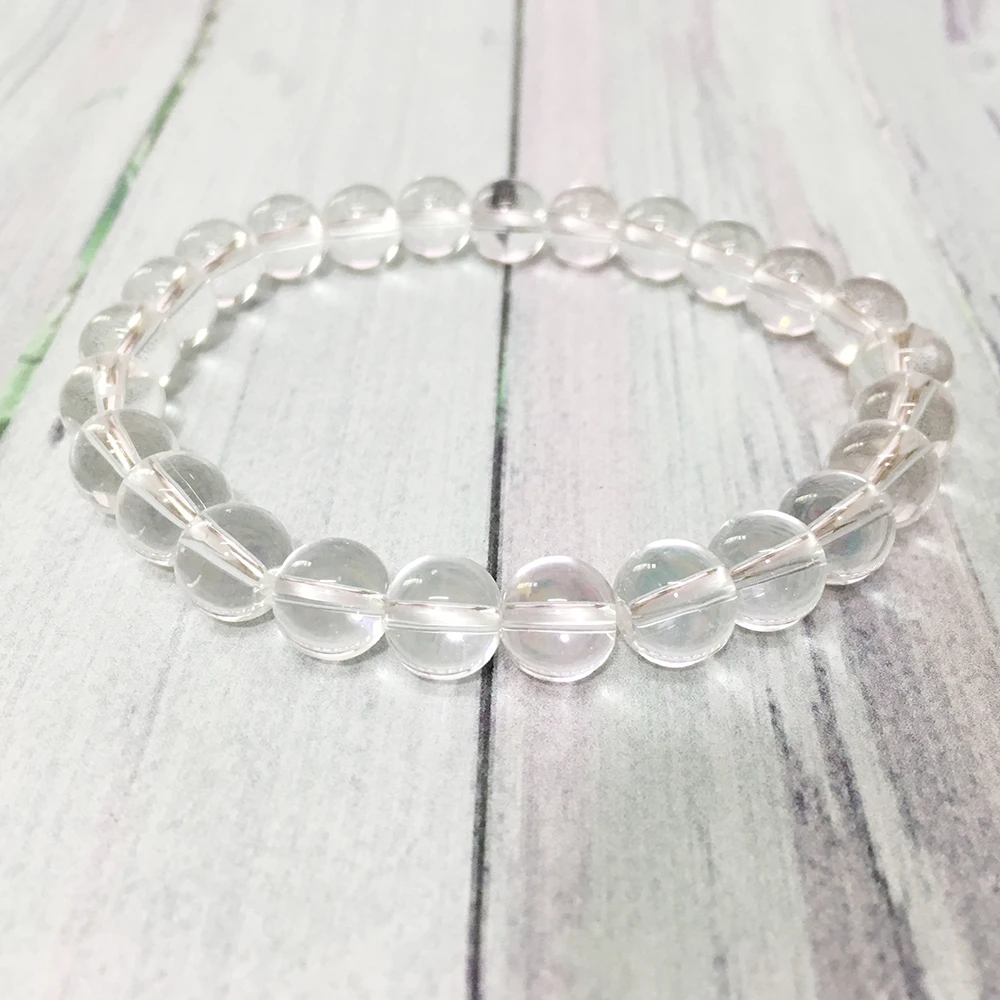 MG0321 A Grand Clear Quartz Stacking Bracelet Women`s Energy Bracelet Best Friendship Wedding Party Bracelet Wholesale