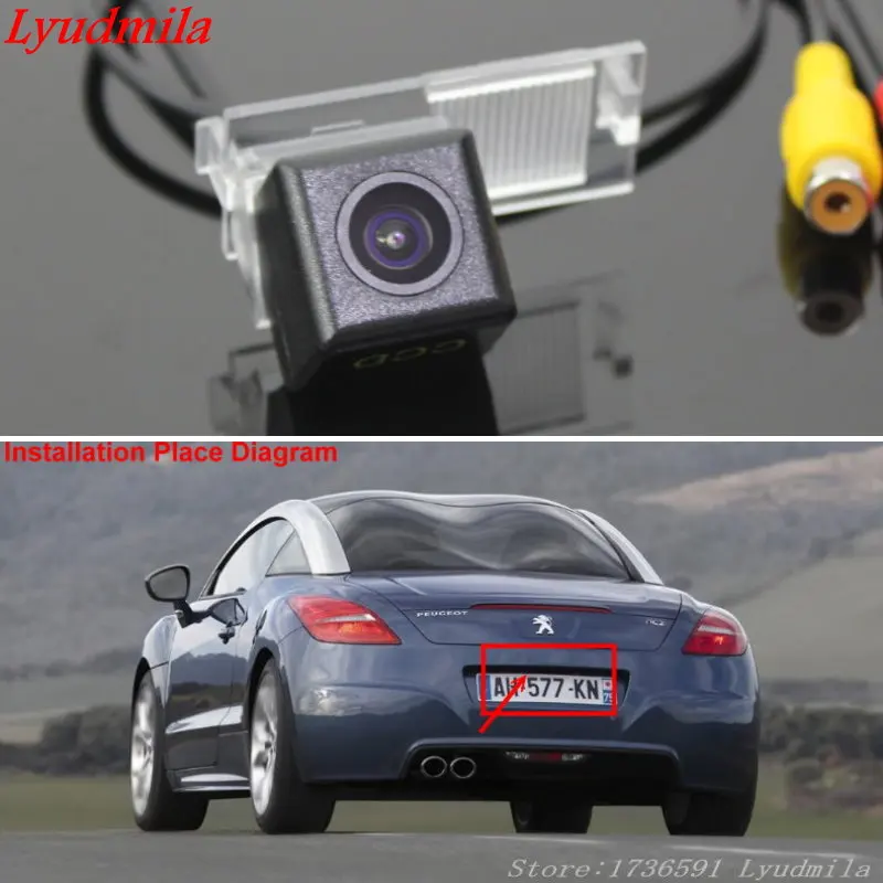 

Lyudmila Wireless Camera For Peugeot RCZ / Sega / Cross / Car Rear view Camera / HD CCD Night Vision Back up Reverse Camera