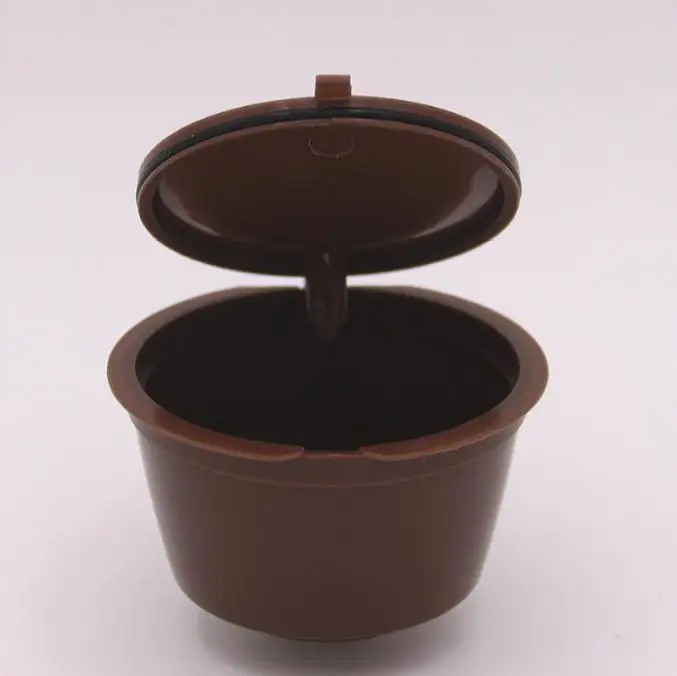 DHL 500pcs Reusable Coffee Capsule,Plastic Refillable Compatible Coffee Filter Baskets Capsules SN939