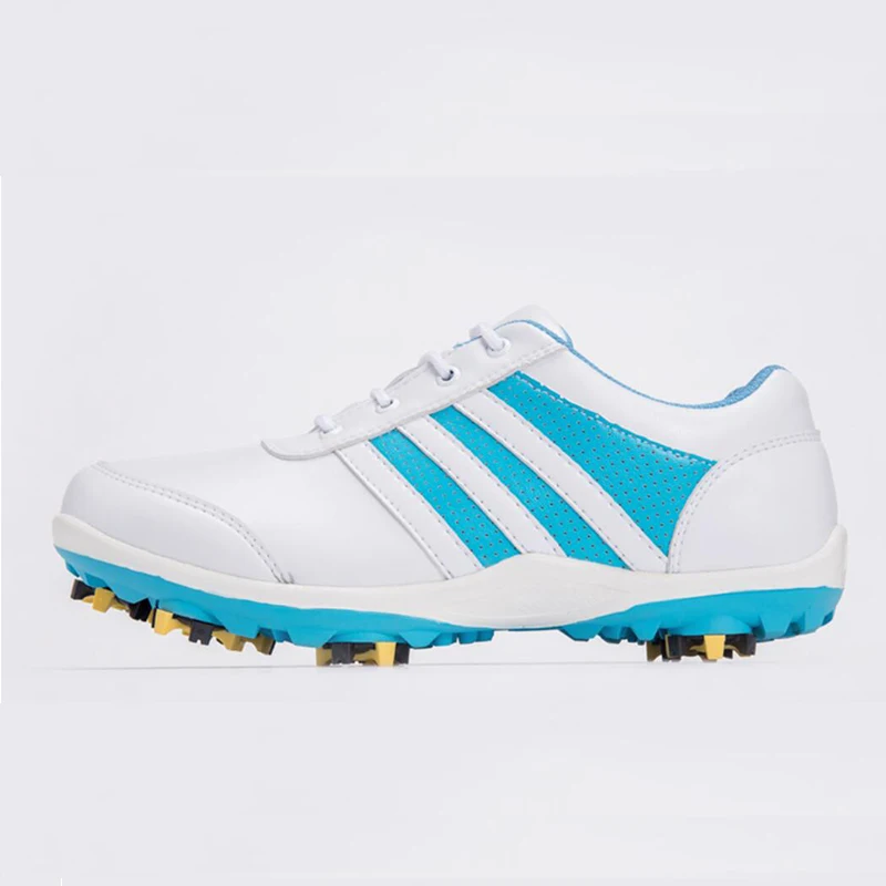 

High quality golf shoes ladies leather waterproof non-slip spike shoes women's shoes breathable sports shoes