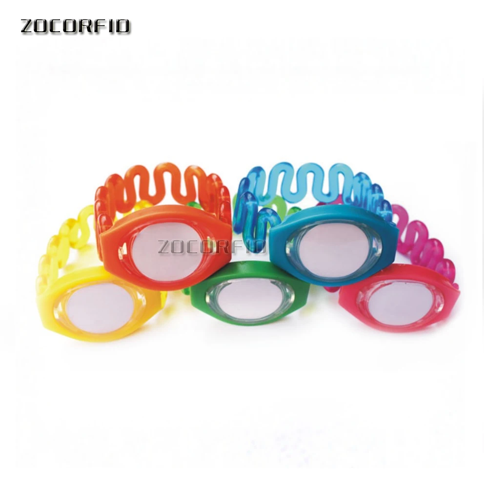 10 pz Plastica 13.56 MHZ NFC Rfid braccialetto NFC213 Tag Braccialetti RFID tag per piscina, palestra club, spa club