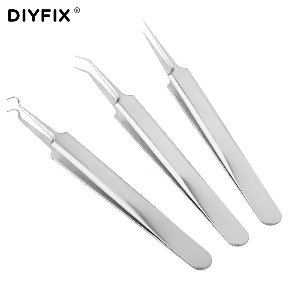 DIYFIX-ملاقط إبرة حب الشباب ، إزالة البثور والرؤوس السوداء ، أدوات العناية بالوجه ، الرؤوس السوداء