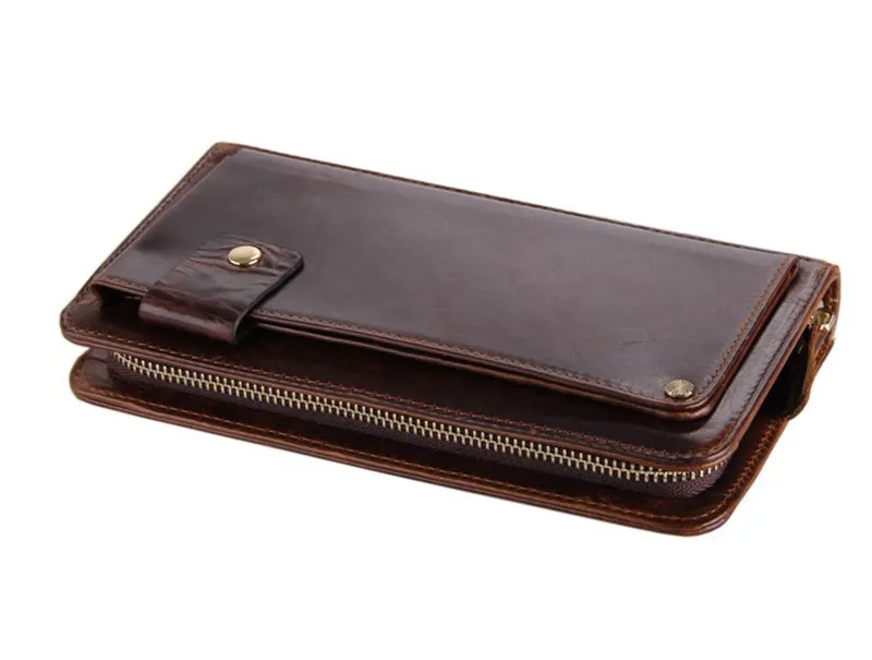 Luxury Genuine Leather Wallet Men's Purse Leather Male Clutch Fashion Women Purse Wallet Coin Bag Money Clip Wholesale