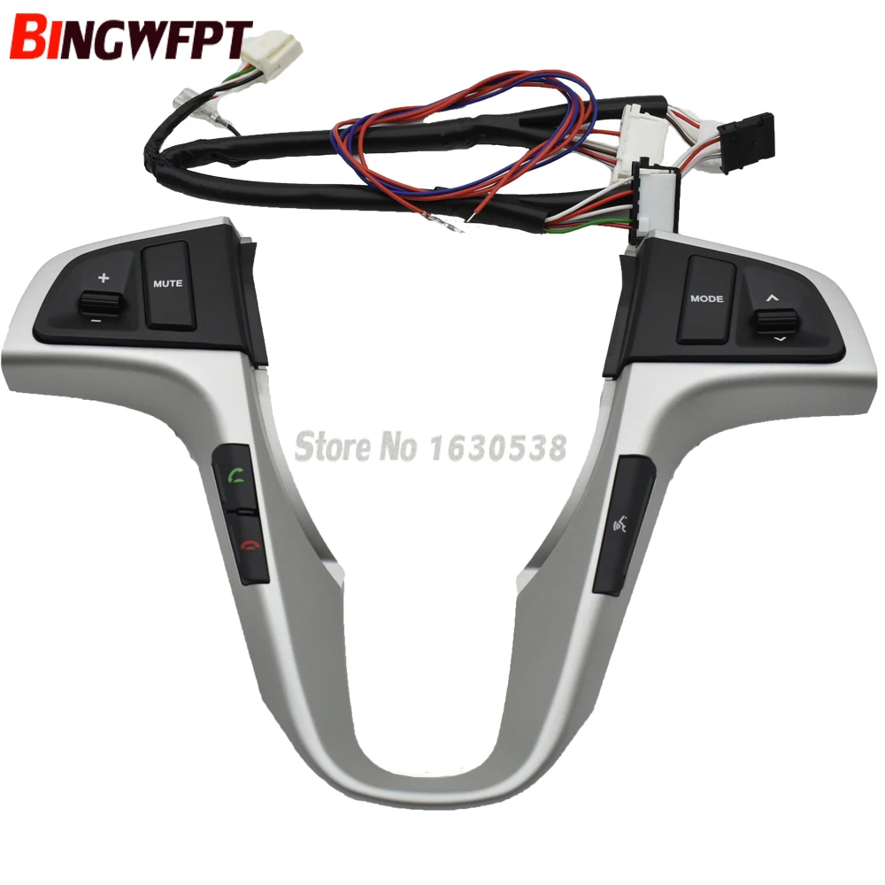 Good Quality Wheel Audio Volume Music Control Button Switch With Backlight For Hyundai VERNA SOLARIS 2010-2015