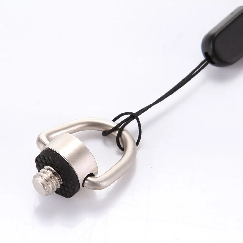 Parafuso adaptador de suspensão de 1/4" para câmera DSLR alça de estilingue rápida de ombro