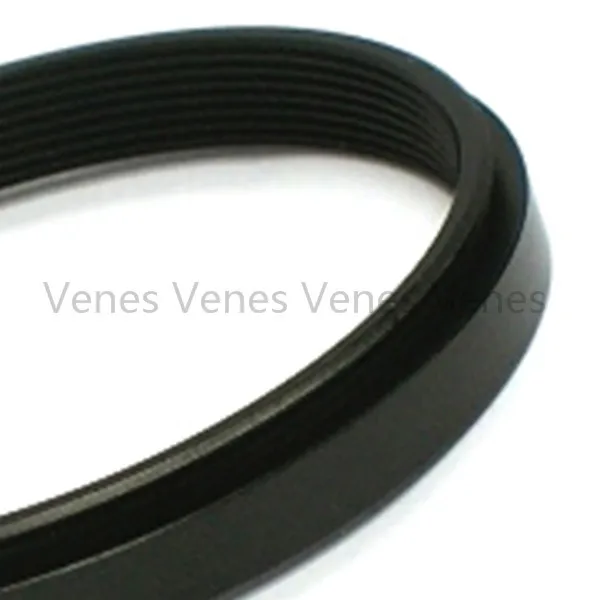 Venes 2 peças adaptador de filtro anel passo 49mm-46mm, lente de 49mm a 46mm, acessório