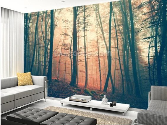 Custom landscape wallpaper.Mystic Forest,3D wallpaper mural for living room bedroom restaurant wall embossed papel de parede