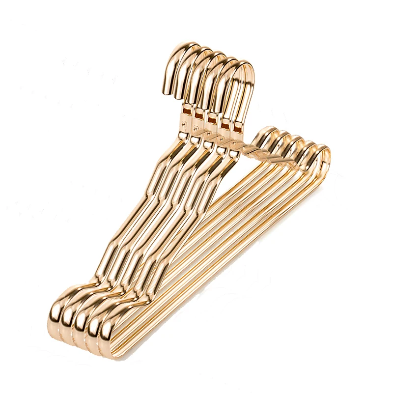 

10pcs/lot 42cm Clothes Hanger Durable Antideformation Non-slip Aluminium Alloy Closet Adult Skirt Dress Towel Storage hangers