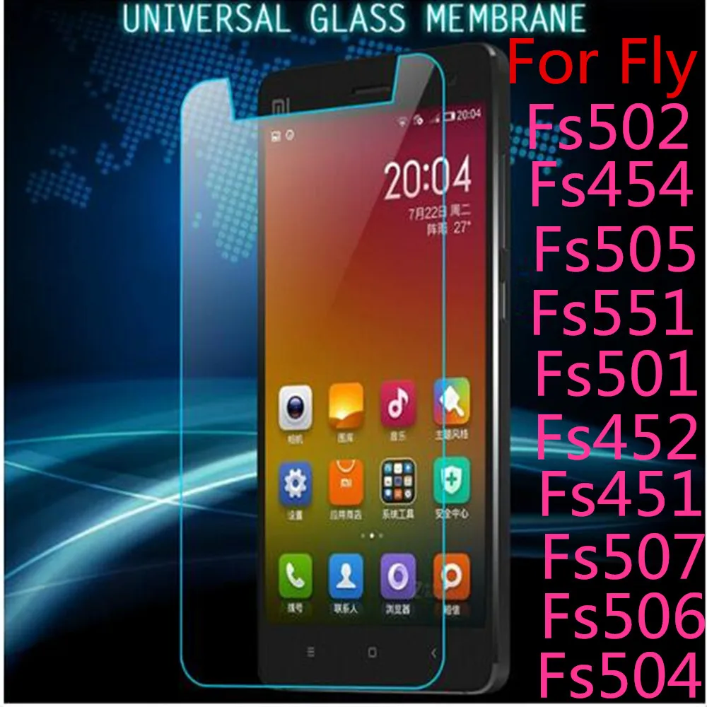 For Fly Nimbus 1/2/3/4/7/8 Fs451 Fs452 Fs501  Fs505 Fs454 Fs506 Fs504 IQ4514 Tempered Glass Screen Protector Film >