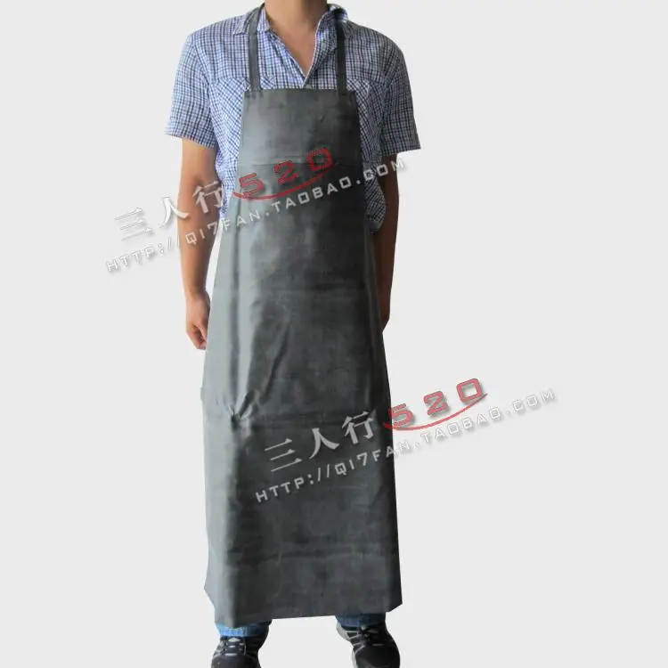 1pcs 1meter waterproof oil-resistant acid-base resistant apron rubber thickened wear-resistant chest leg protective aprons labor