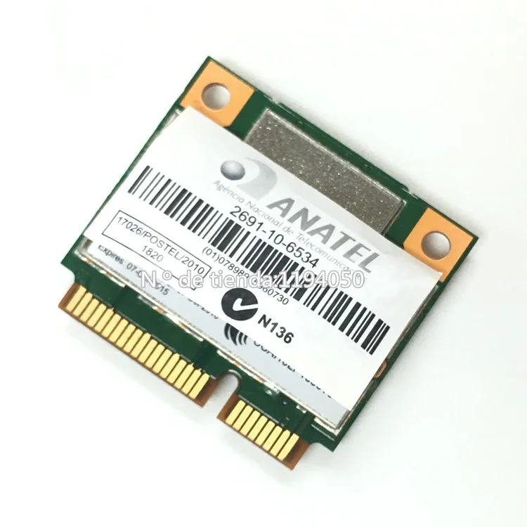 Ar9832 Ar5bhb116 2.4/5 Ghz Single-Chip 300 Mbps 802.11n Mini Pci-e Draadloze Kaart Wifi