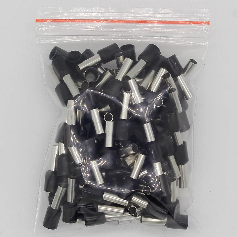 E4009 Tube insulating terminals 4MM2 100PCS/Pack Cable Wire Connector Insulated Insulating Crimp Terminal Connector E-