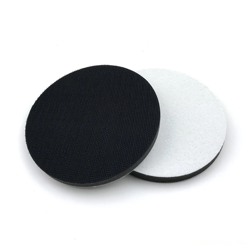 Poliwell-disco de lixa automotiva à prova d'água, 5 polegadas, acessório para polimento de luz, 125 mm + 1 almofada para lixar à mão, interface macia de esponja