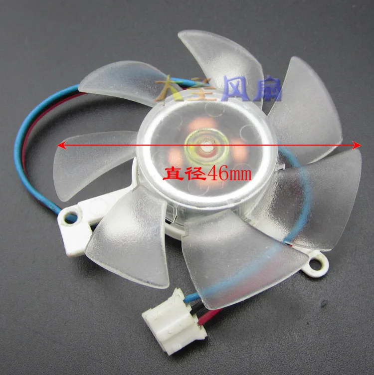 

Original for MSI N9500GT Graphics card cooling fan Diameter 46MM Pitch 39MM 3 Lines 12V