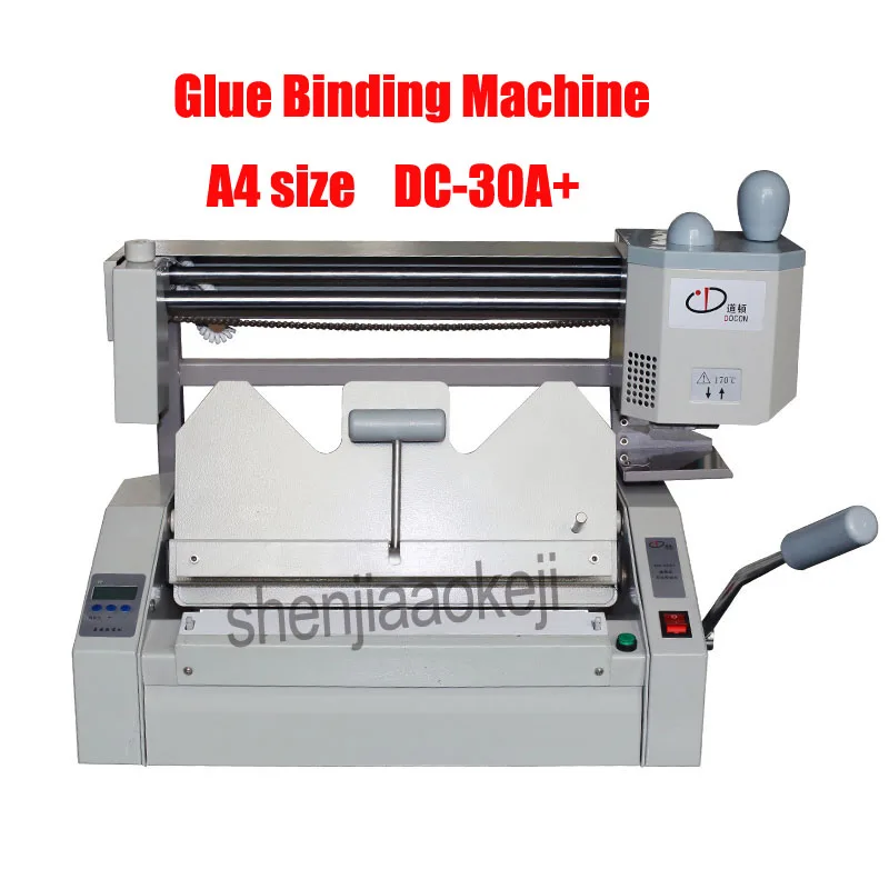 

DC-30A+ A4 Glue Binding Machine glue book binder machine of the office Electronic equipment 110v/220v