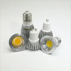 Lâmpada conduzida E27 E14 GU10 MR16 GU5.3 Lampada9W 12 W 15 W 85 30 W Lâmpadas DIODO EMISSOR de luz-265 V COB Refletor LED de Corrente Constante