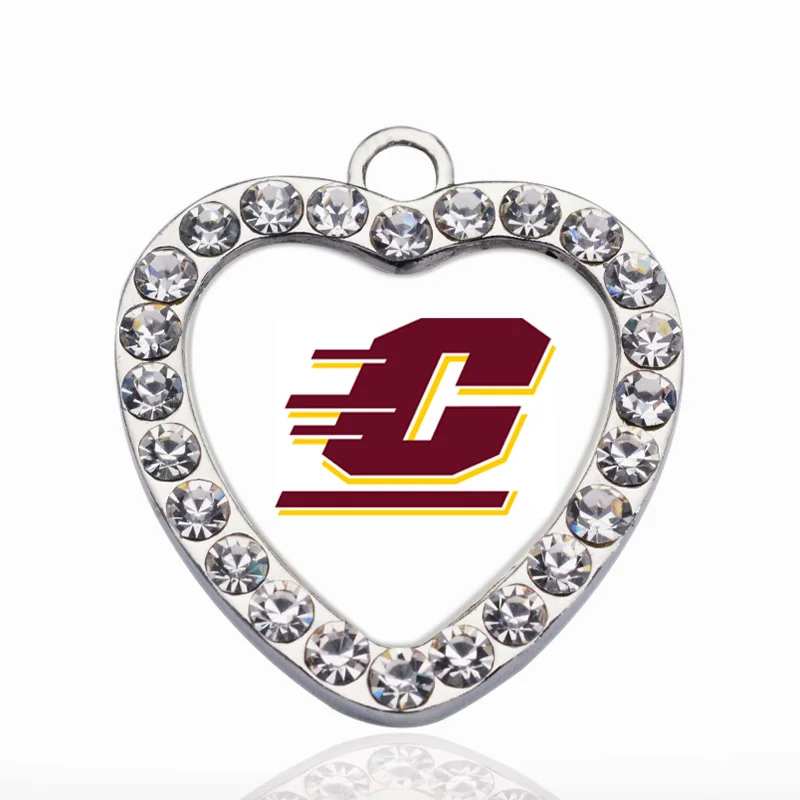 Central Michigan Chippewas Trendy Charms Necklace Pendant Jewelry Accessory Making Man Women Retro Style Jewelry