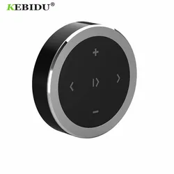 Kebidu bezprzewodowa Bluetooth mediów pilot zdalnego sterowania na kierownicy mp3 odtwarzanie muzyki dla Android IOS sterowanie smartfonem zestaw samochodowy stylizacji