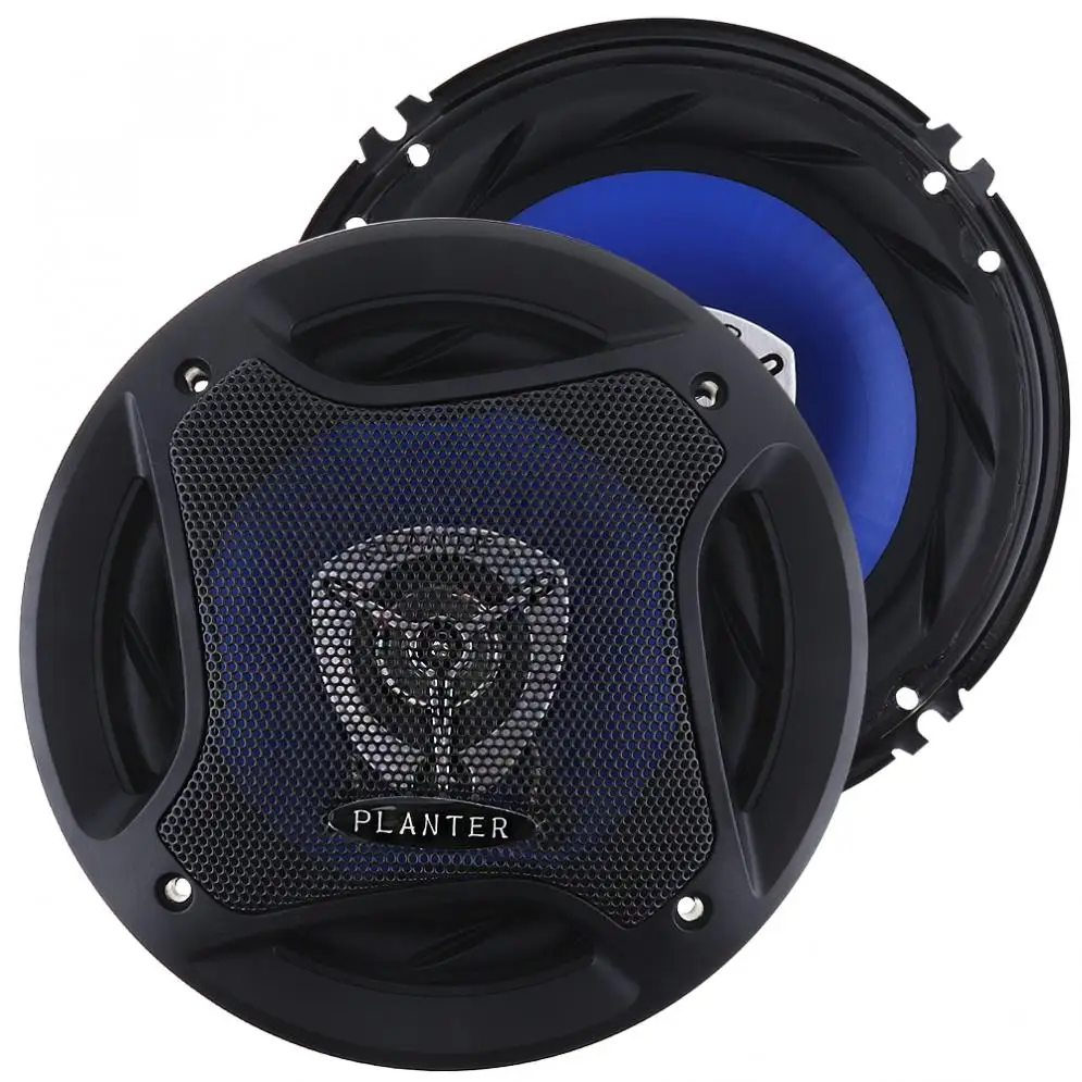 2pcs 6.5 Inch 12V 500W Car HiFi Coaxial Speaker Vehicle Door Auto Audio Music Stereo Full Range Frequency Speakers for Cars