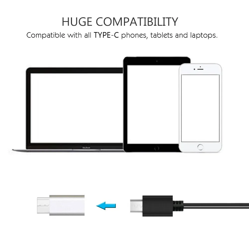 Metal Type-C Micro USB Charger Data Transfer Type C Metal Plug Wire Adapter USB Data For Le TV 2 X620/Max 2 X820 Le TV 1S X500